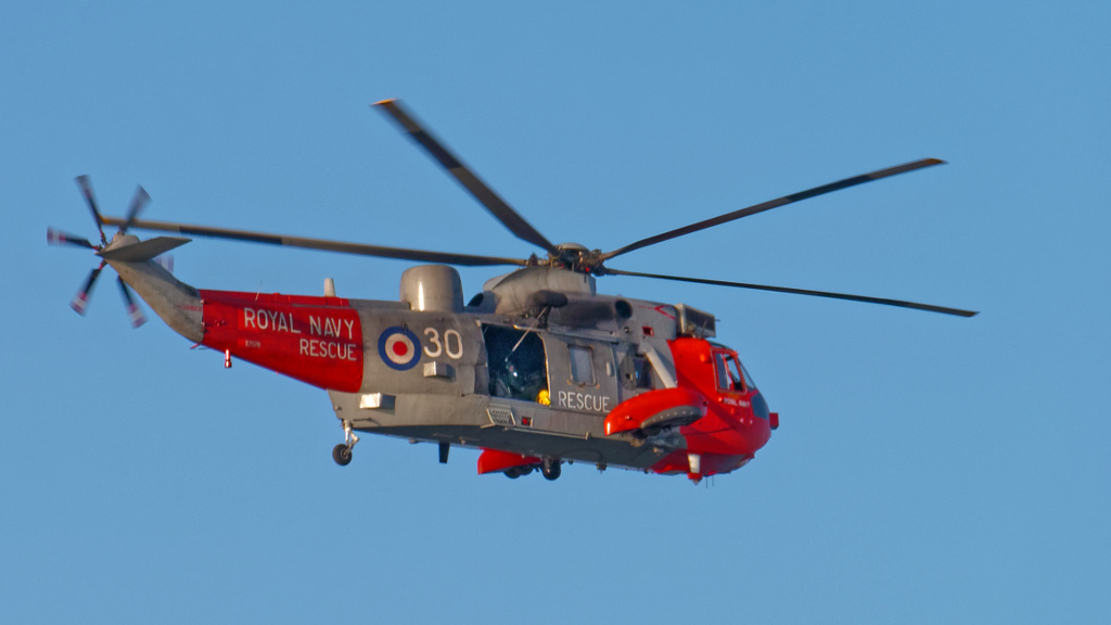 Royal Navy Helicopter Portpatrick